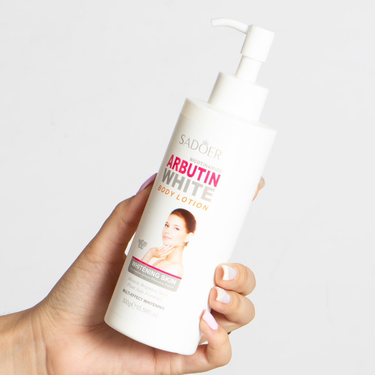 Crema corporal aclarante con arbutina y nicotinamida SADOER - Imagen 2