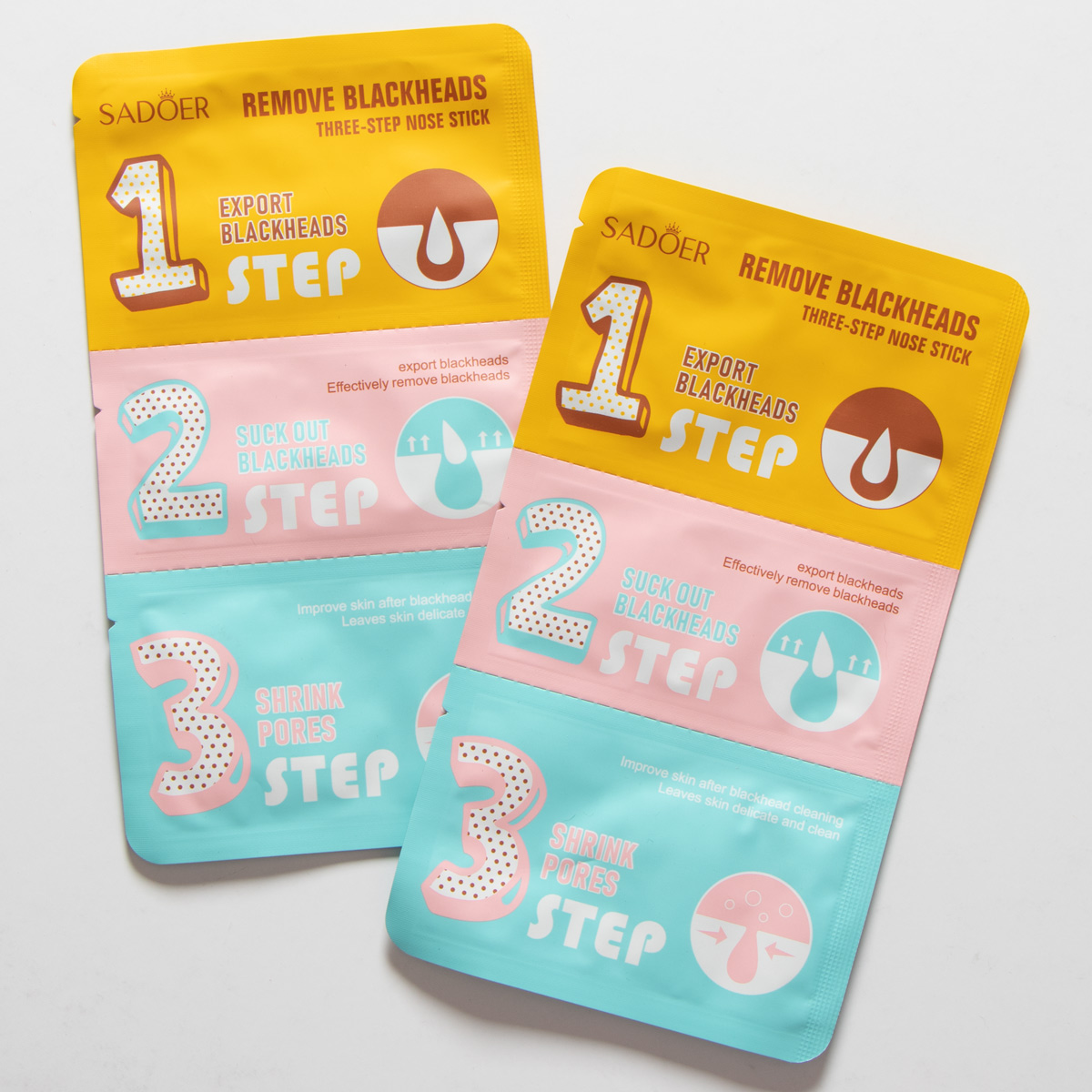 Mascarilla 3 pasos para remover puntos negros SADOER - Imagen 2