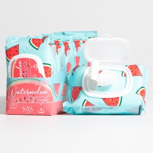 Pañitos desmaquillantes sandia SAS