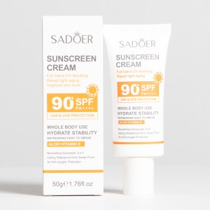 Protector solar nutritivo con vitamina E SADOER