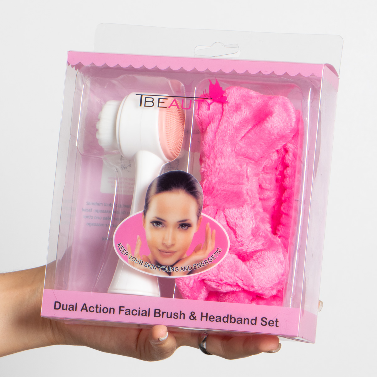 Kit de balaca con limpiador facial TBEAUTY