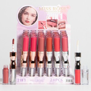 Labial liquido 2 in 1 MISS ROSE