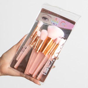 Kit de brochas rosadas X7 MANFEI