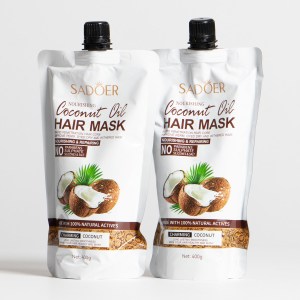 Mascarilla para el cabello de aceite de coco SADOER