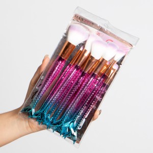 Kit de brochas cola sirena X10 MANFEI