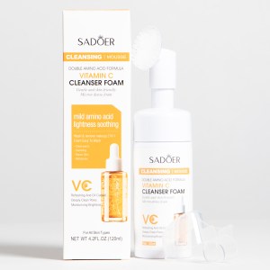 Jabon facial con cepillo de vitamina C SADOER