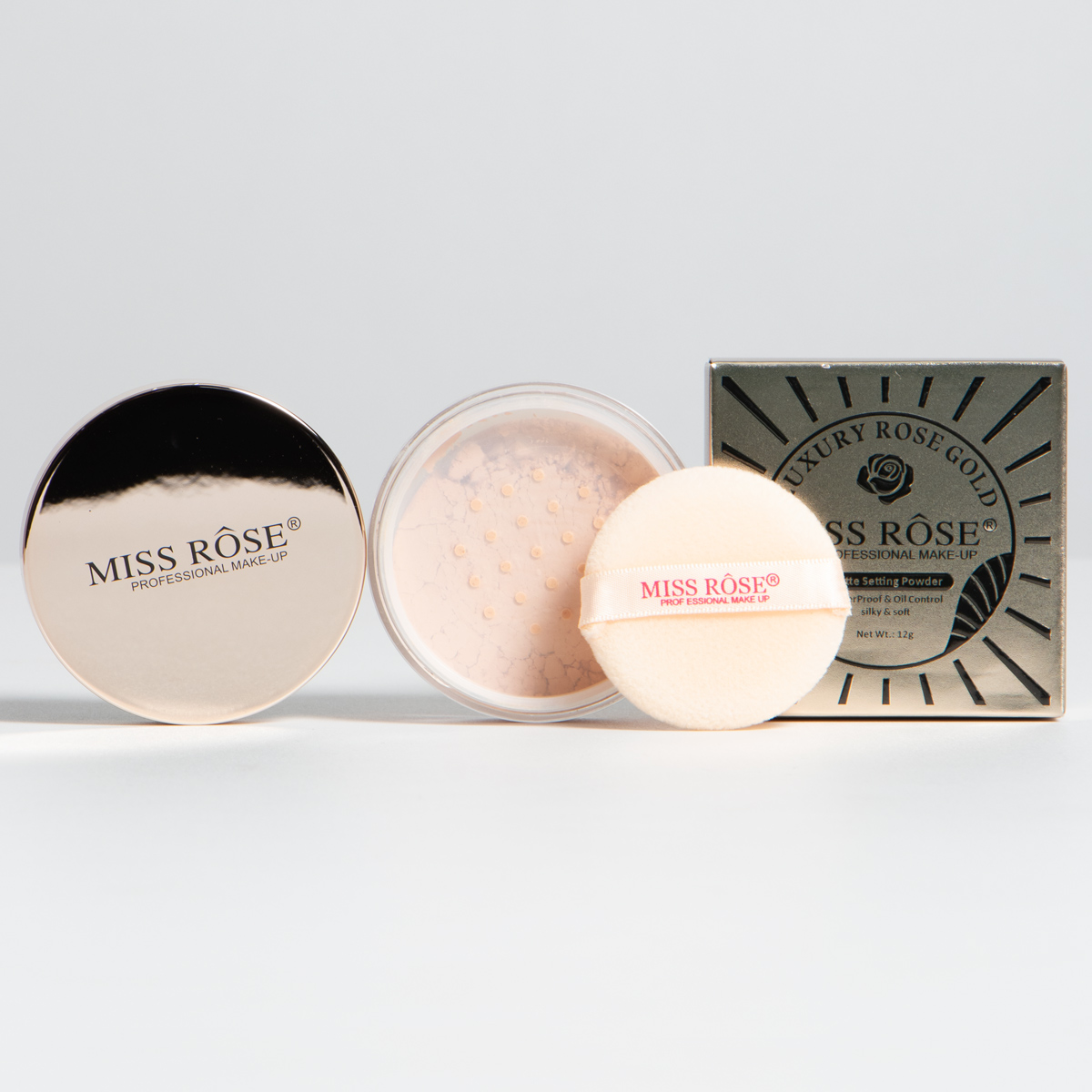Polvo suelto luxury MISS ROSE - Imagen 3