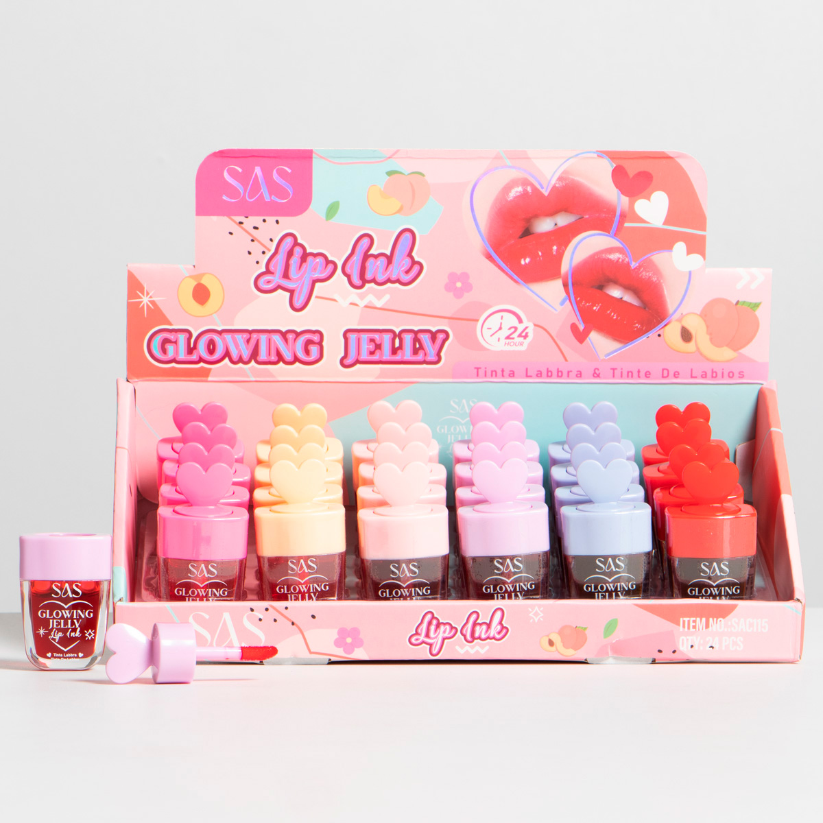 Tinta de labios glowing jelly SAS