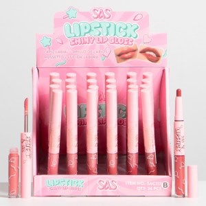 Brillo de labios con color y labial SAS