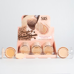 Polvo compacto y corrector en crema SAS