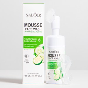 Jabon facial con cepillo de pepino SADOER