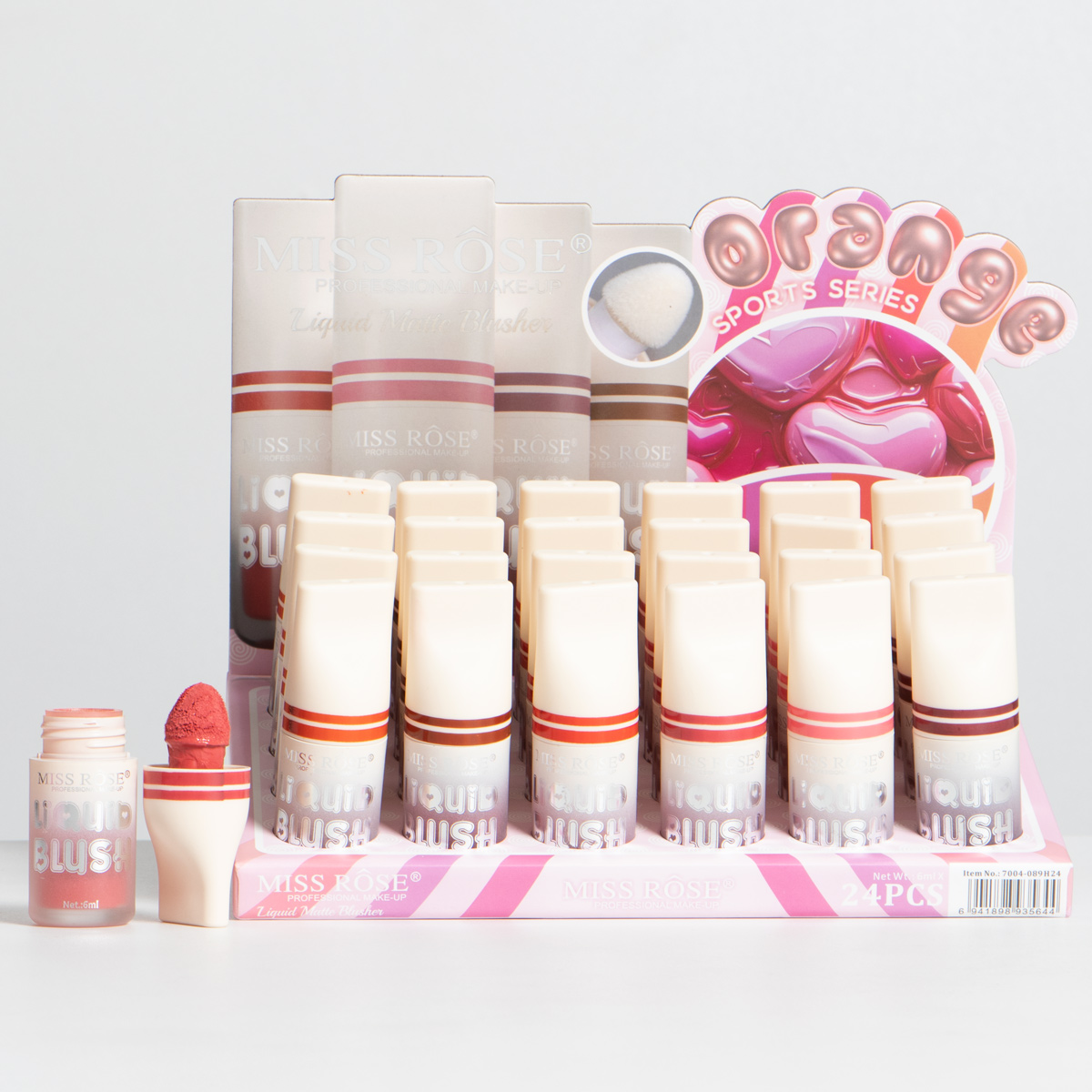 Rubor liquido sports MISS ROSE