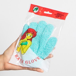 Guante de baño