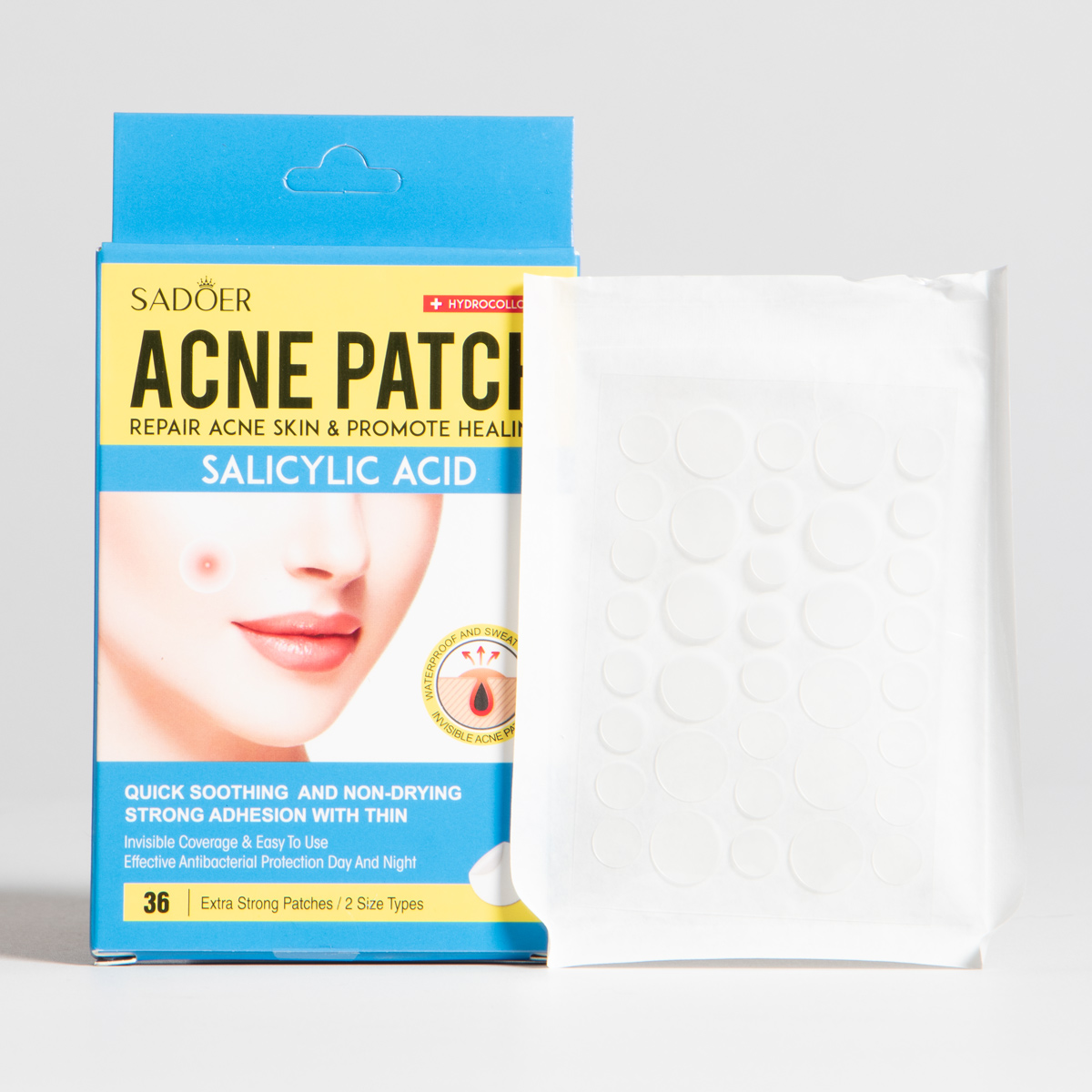 Parche antiacne con acido salicilico X36 SADOER