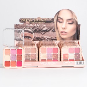 Sombras matte & shinny MISS ROSE
