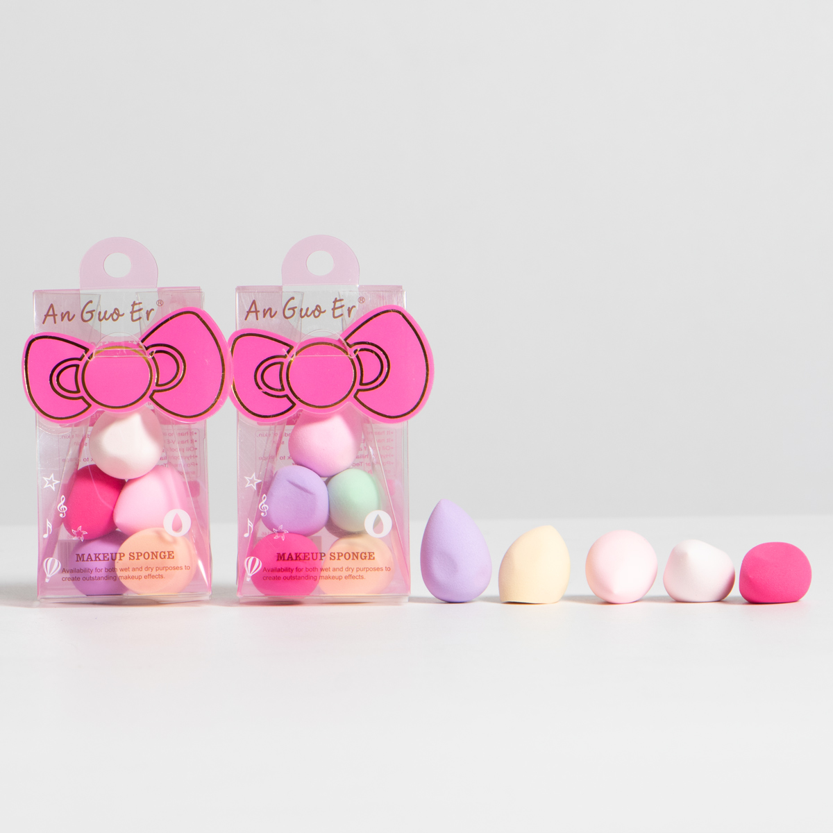 Mini beauty blender multiforma ANGUOER - Imagen 2