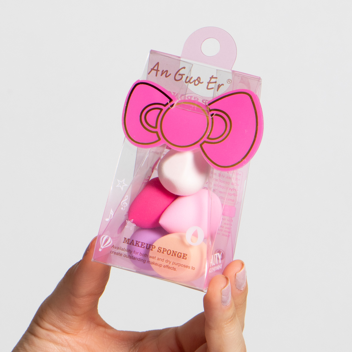 Mini beauty blender multiforma ANGUOER