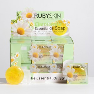Jabon en barra facial y corporal de manzanilla RUBYSKIN