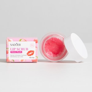 Exfoliante de labios con durazno SADOER