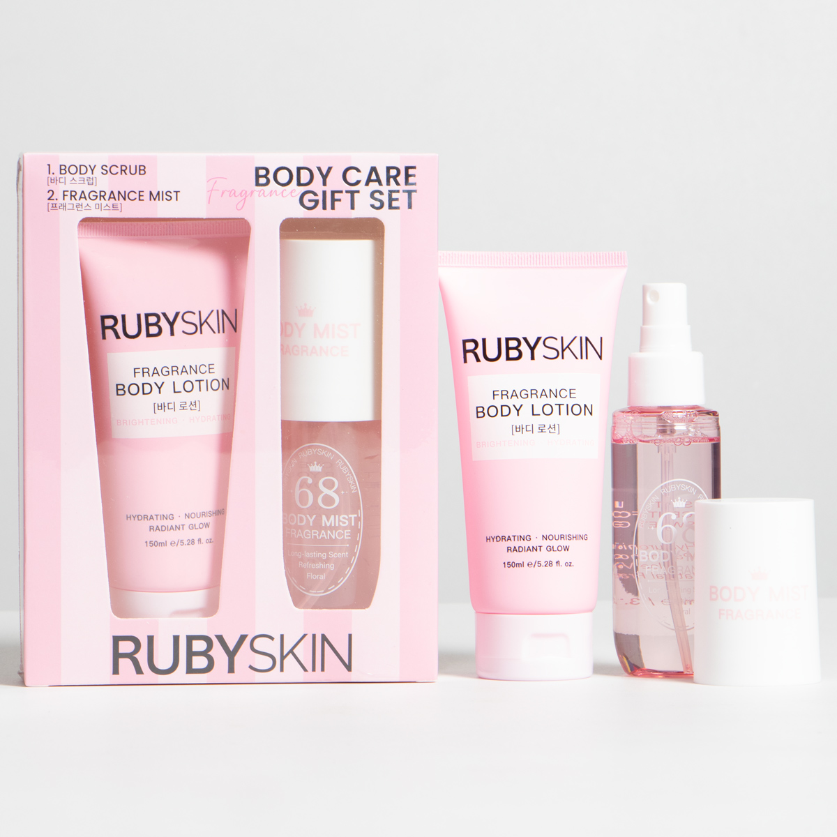 Kit splash y crema corporal rosado RUBYSKIN - Imagen 2