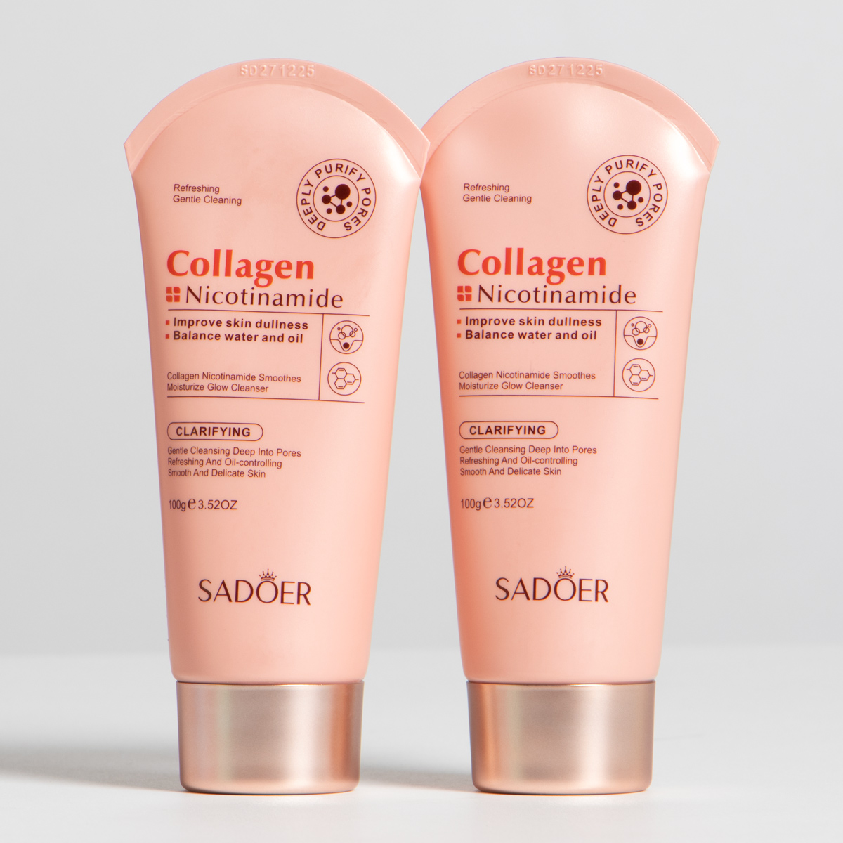 Jabon facial de colageno y nicotinamida SADOER