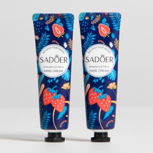 Crema de manos con extracto de fresa SADOER