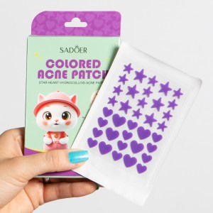 Parche antiacne hidrocoloide star heart X72 SADOER